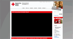 Desktop Screenshot of drk-eichsfeld.de
