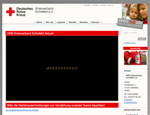 Tablet Screenshot of drk-eichsfeld.de